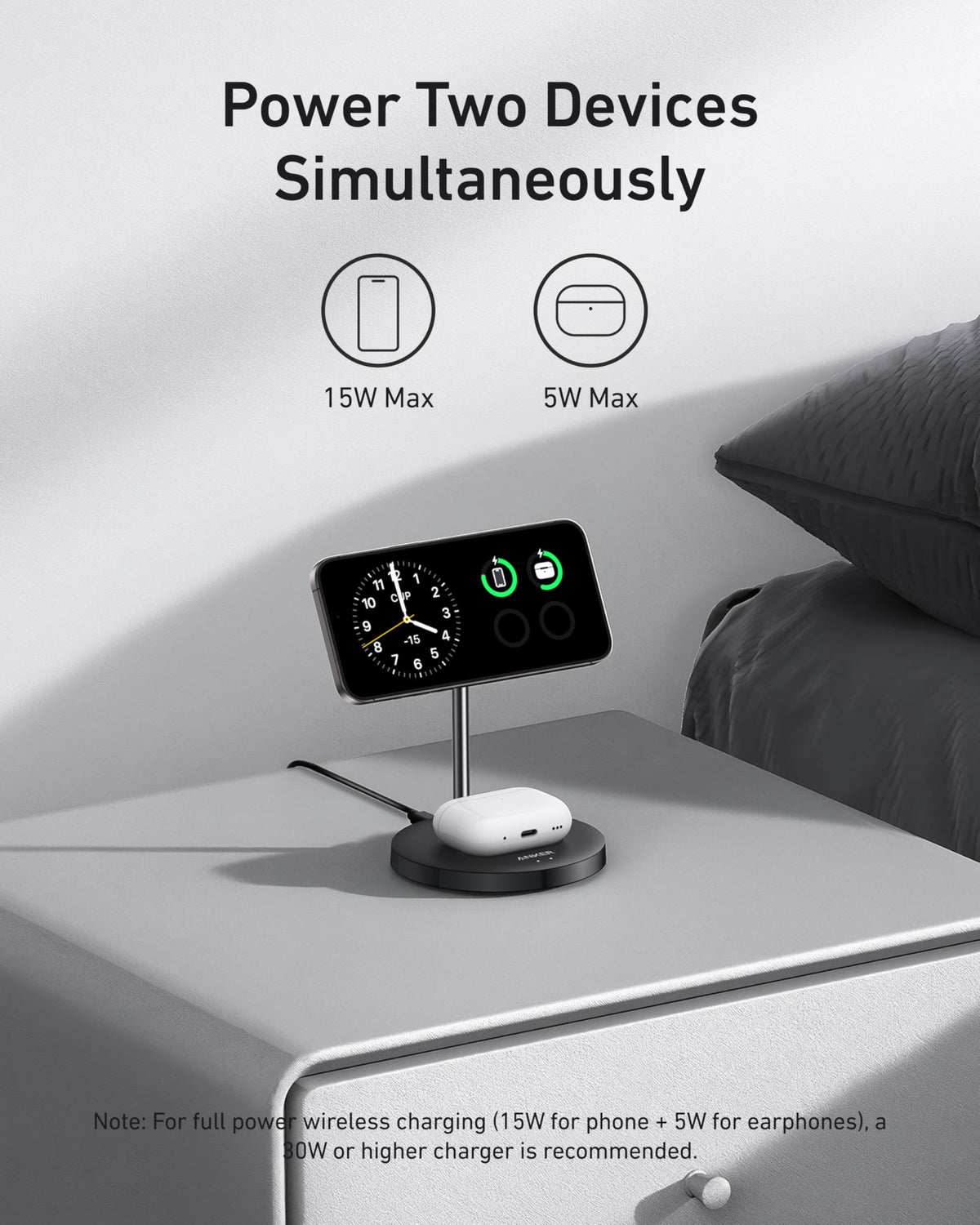 Refurbished MagGo Wireless Charger (2-in-1, Stand) X1