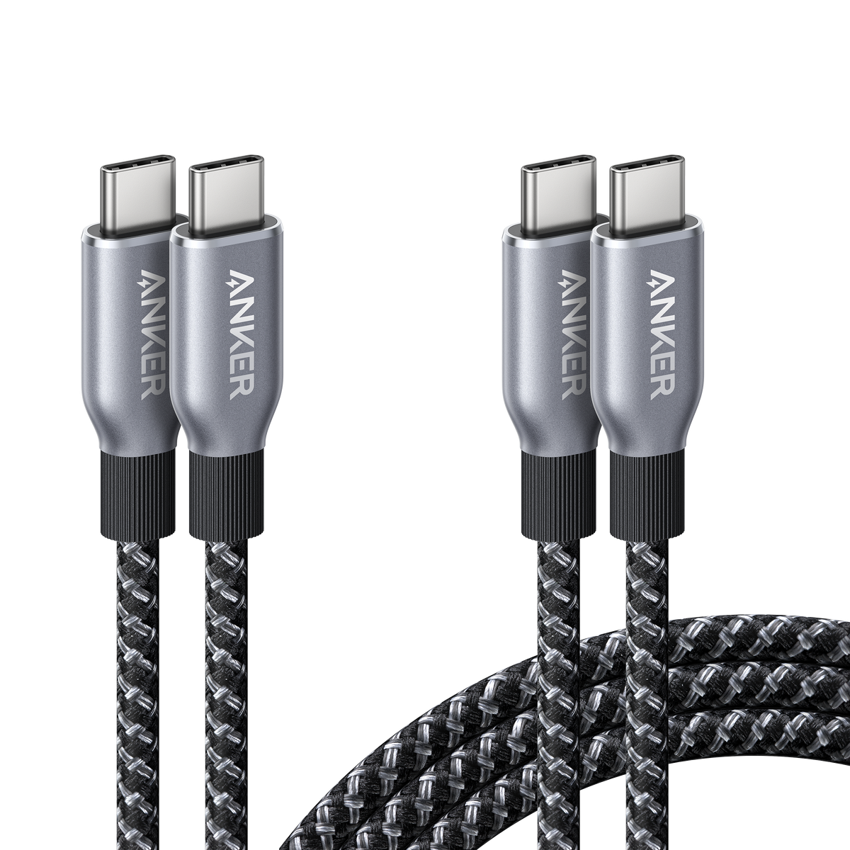 Prime USB-C to USB-C Cable (240W, Upcycled-Braided, 2-Pack) R1
