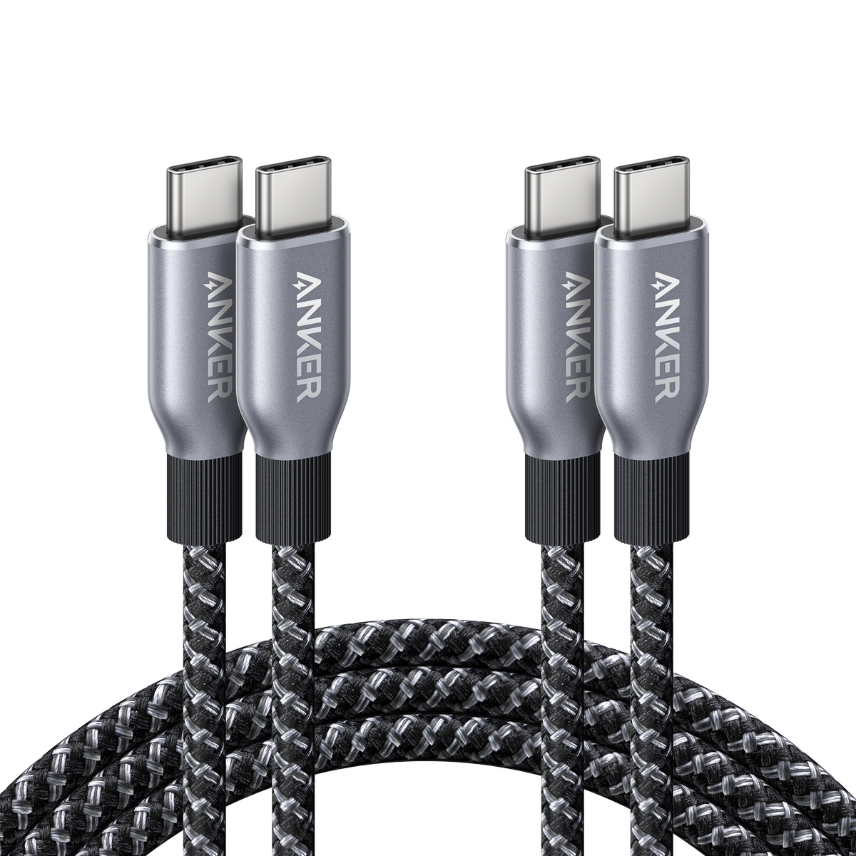 Prime USB-C to USB-C Cable (240W, Upcycled-Braided, 2-Pack) R1
