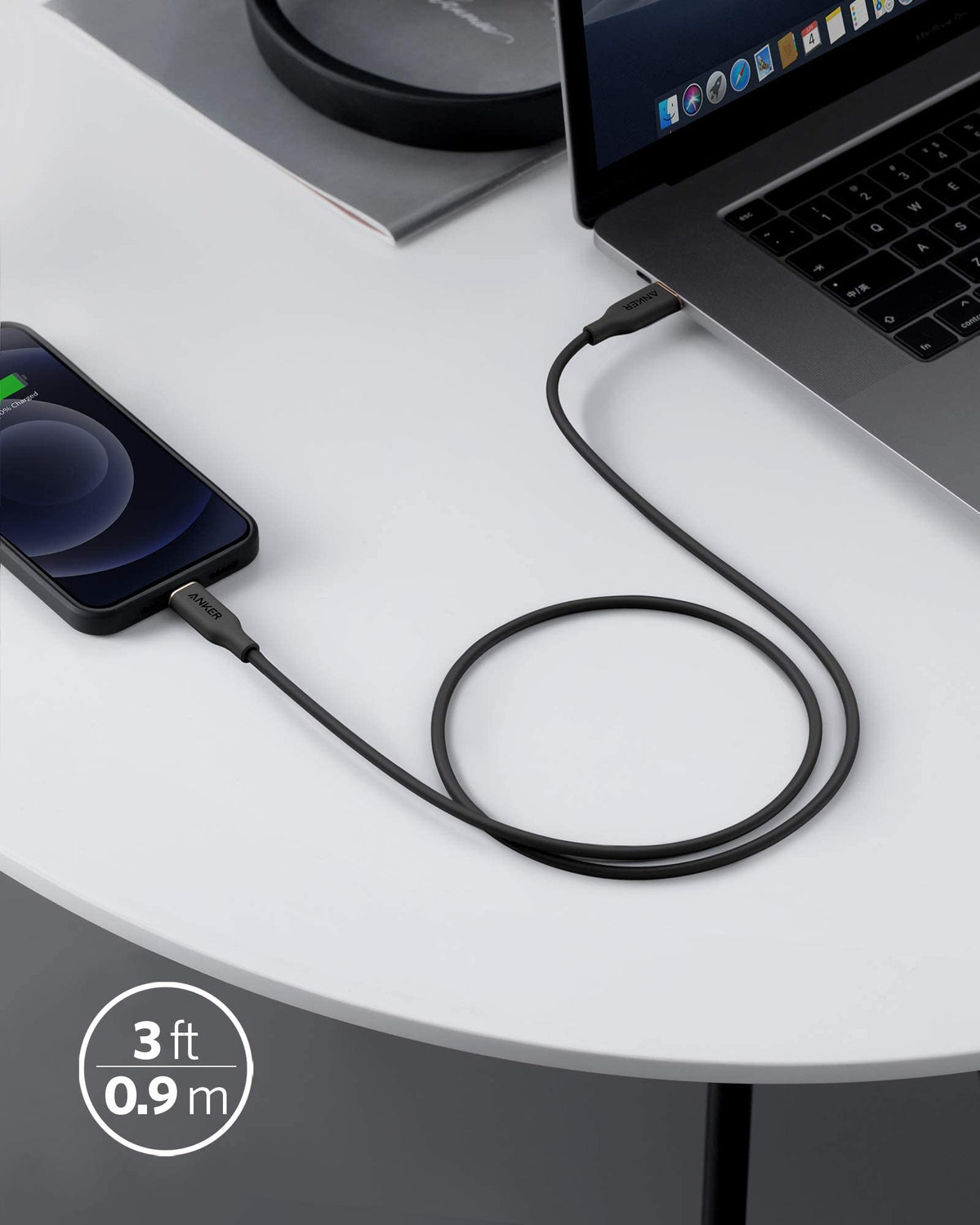 Refurbished 641 USB-C to Lightning Cable (Flow, Silicone) A2
