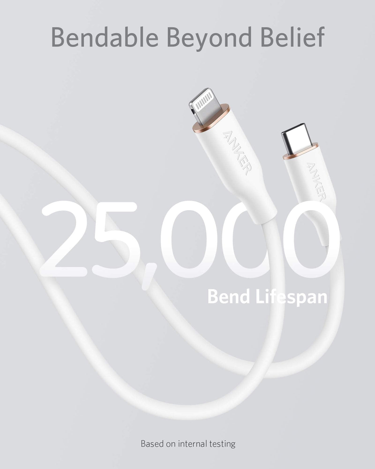 Refurbished 641 USB-C to Lightning Cable (Flow, Silicone) A2