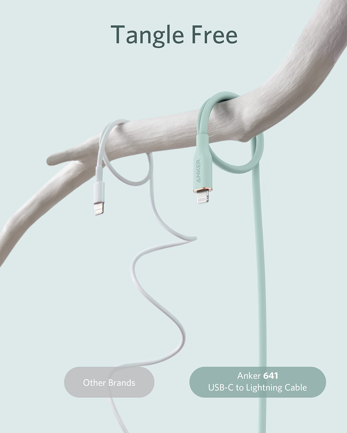 Refurbished 641 USB-C to Lightning Cable (Flow, Silicone) A2