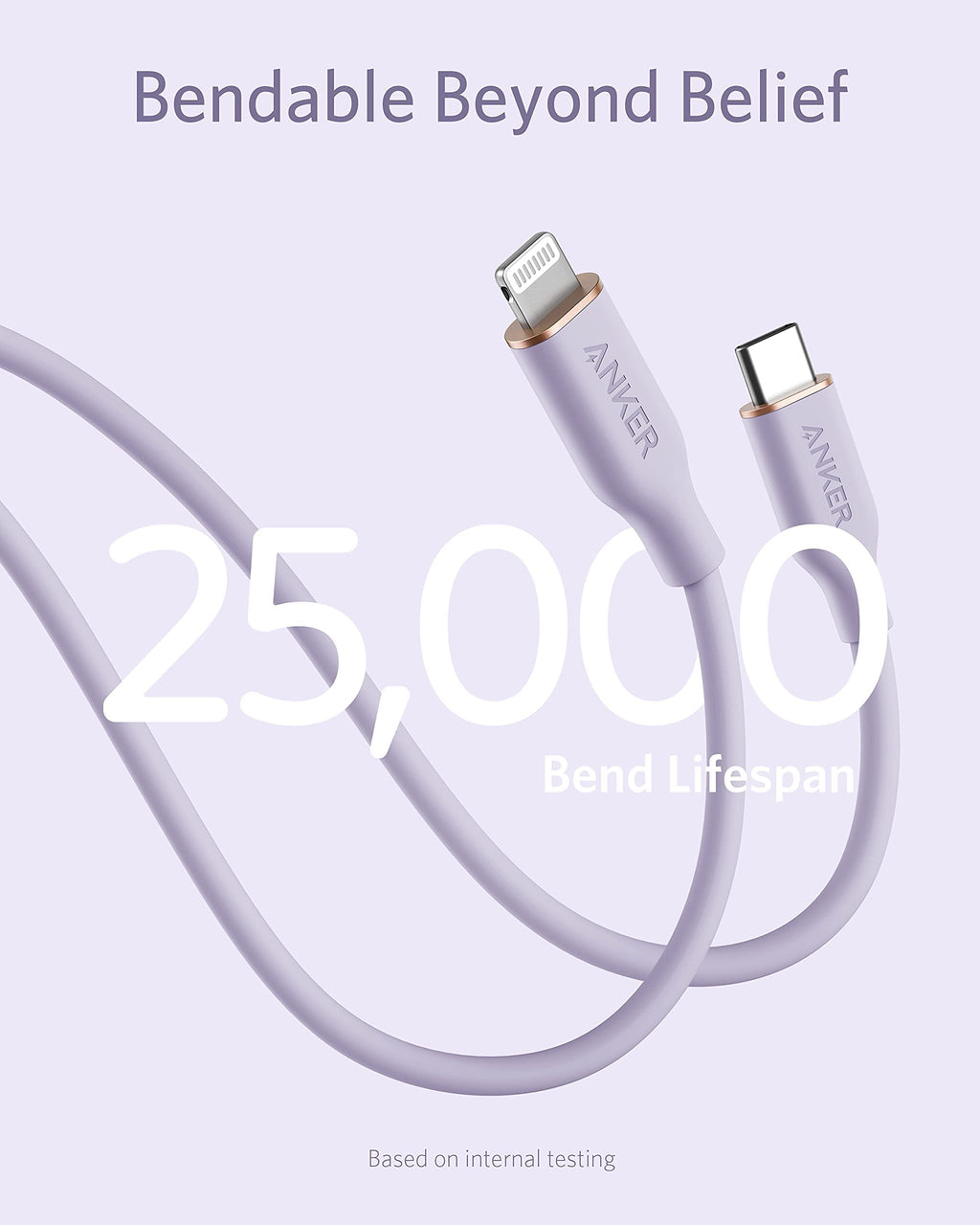 Refurbished 641 USB-C to Lightning Cable (Flow, Silicone) A2