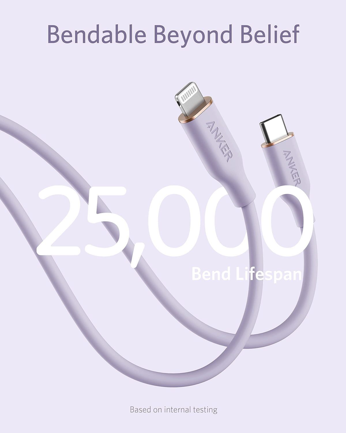 Refurbished 641 USB-C to Lightning Cable (Flow, Silicone) A2