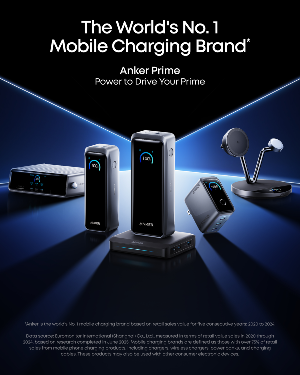 Prime Charging Base (150W, 3 Ports) T1