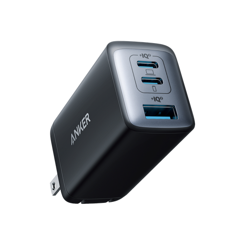 735 Charger (Nano II 65W) and New Nylon USB-C to USB-C 100W Cable (10 ft) A0