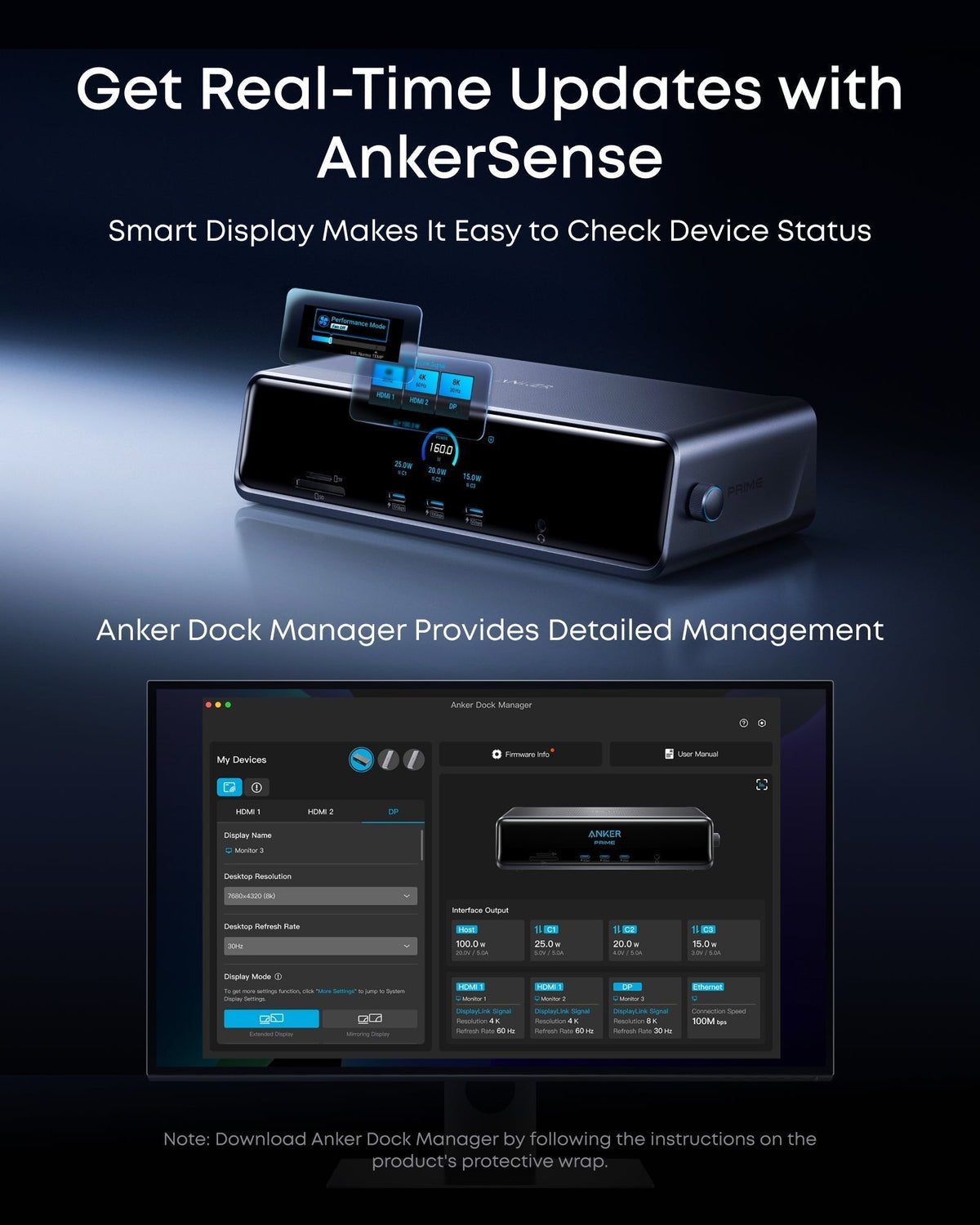 Prime Docking Station (14-in-1, Triple Display, DisplayLink) with DL7400 Q5