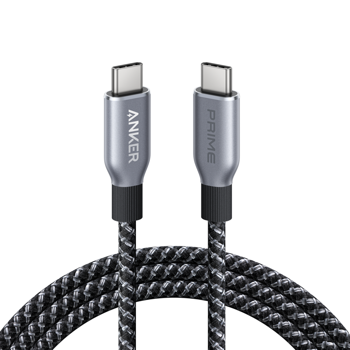 Prime USB-C to USB-C Cable (240W, Upcycled-Braided) O1