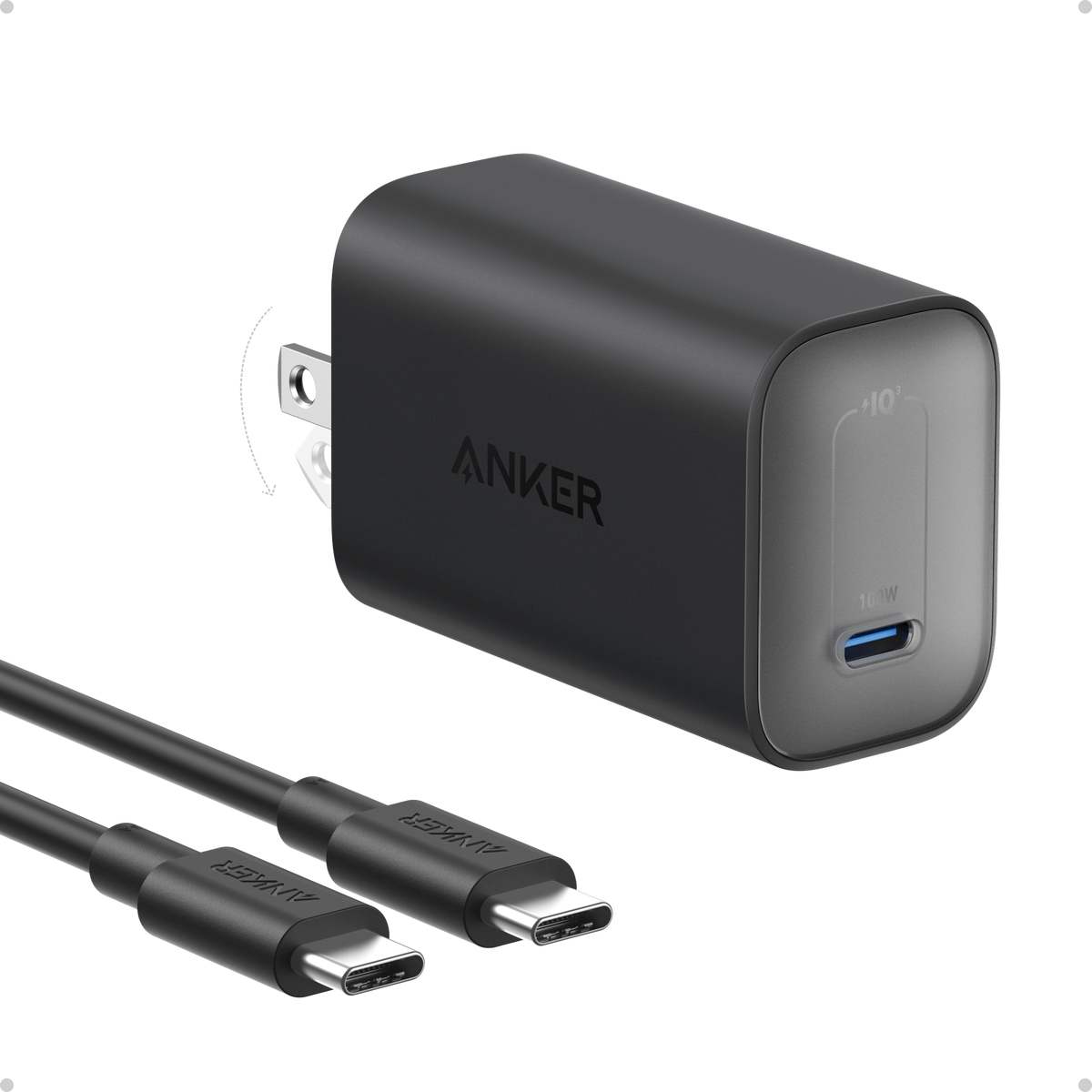 Nano Charger (100W) with USB-C Cable V9
